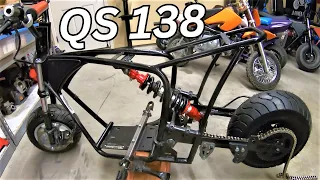 QS138 electric mini bike e-bike build PT 1