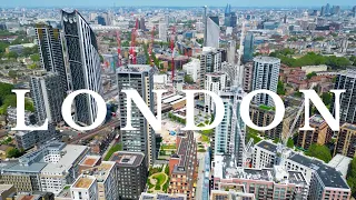 [4K] London by Drone | 1 Hour