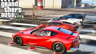 GTA 5 REAL LIFE MOD #460 AIRPORT RACE !!! (GTA 5 REAL LIFE MODS)