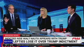 CNN's Jake Tapper 'absolutely losing it' over footage of Trump with Miami fans