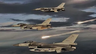 bad day! for 5 NATO F-16 fighter jets ambushed by Russian SU-57s | This is what happened!