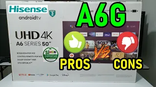 Hisense A6G: Pros y Contras / Smart TV 4K Dolby Vision
