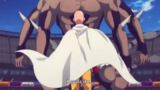 One Punch Man Saitama vs Bakuzan & Goketsu Sub Indo