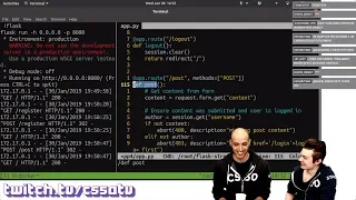 FLASK BASICS (SERVER-SIDE PYTHON) - CS50 on Twitch, EP. 31