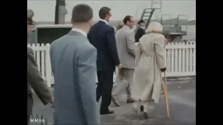 Very Rare Colour Home Movie Of Marilyn Monroe - On Crutches 1953