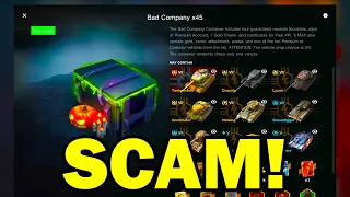 BUY BAD COMPANY CRATES??? | WOT BLITZ WORLD OF TANKS BLITZ