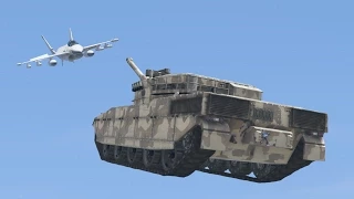 CRAZY MID-AIR TANK KILL! (GTA 5 Online)