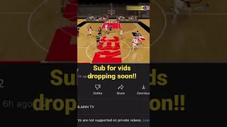DOUBLE CROSSOVER FADEAWAY 3!! 💧 💧 🏀 🏀  💥