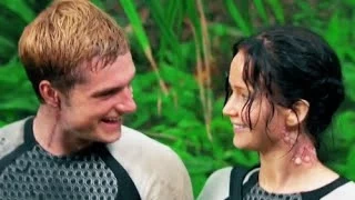 Jennifer and Josh from Catching Fire BTS