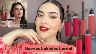 Nuevos Labiales De L’Oréal ¿Realmente No Transfieren?|Reseña, Swatches, Duración. 💄