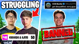 Bucke BANNED From FNCS | Big Names Struggling at LAN