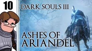 Let's Play Dark Souls 3: Ashes of Ariandel DLC Part 10 - Champion's Gravetender & Greatwolf