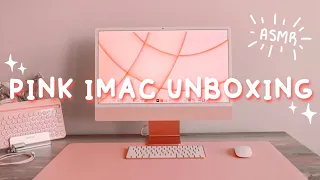 ASMR Unboxing Apple Pink iMac Computer