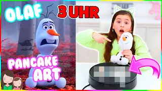 OLAF PANCAKE ART um 3UHR NACHTS ⛄Alles Ava