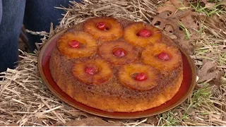 Cowboy Campfire Cooking Pineapple Upside-Down Cake