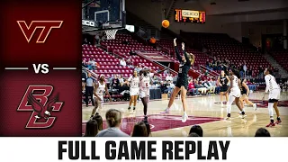 Virginia Tech vs. Boston College Full Game Replay | 2022-23 ACC Women’s Basketball