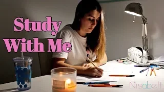 Study with me (no music) Real Time Study Session 1 hour / Nisabelt