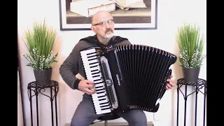 "Прелюдия ре минор И.С. Бах" "Prelude in D minor" J.S. Bach on bassetti accordion