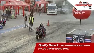 QUALIFY RACE 2 :  20 มาวิน เนตรเดชา / FIN RACING BIKE /SOUPED UP SUPER BIKE 2018