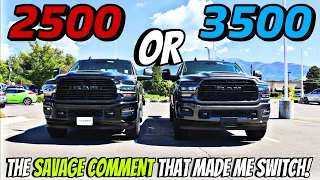 2024 RAM 2500 HD VS RAM 3500 HD: This Savage Comment Made Me Switch From 3/4 Tons To 1 Tons!