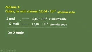 Mol. Obliczanie ilości cząsteczek i liczby moli