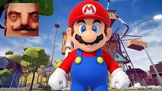 Hello Neighbor - New Neighbor Big Mario History Gameplay Walkthrough