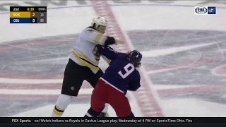 Artemi Panarin and Charie McAvoy duke it out | BLUE JACKETS-BRUINS