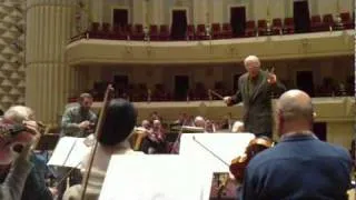 Kakhi Kavsadze conducts orchestra კახი კავსაძე დირიჟორობს