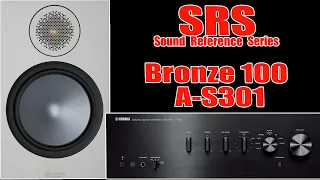 [SRS] Monitor Audio Bronze 100 Speakers / Yamaha A-S301 Integrated Amplifier- Sound Reference Series