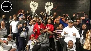 Bloods And Crips Gather For UNITY Meeting For Nipsey Hussle