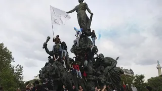 France's May Day protests turn into political battlefield ahead of EU elections