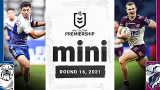 A Turbo, a Saab and plenty of meat pies | Bulldogs v Sea Eagles Match Mini | Round 16, 2021 | NRL