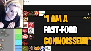 xQc Ranks Fast Food Restaurants with Chat!