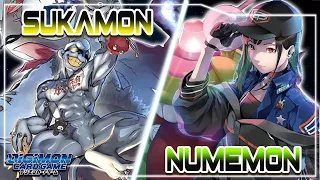 Digimon Card Game : Sukamon (Yellow) VS Numemon (Black) [BT-15]