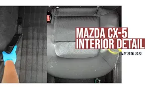 Relaxing Interior Cleaning Mazda Cx-5 Vehicle