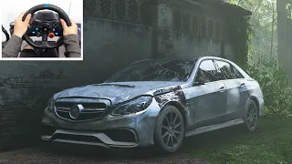 Rebuilding Mercedes-Benz E63 AMG - Forza Horizon 5 | Logitech G29 Gameplay