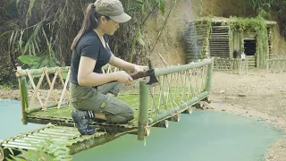 The Idea of Building a Bamboo Bridge in the Forest - Perfecting Life Alone | Bushcraft - Part 4