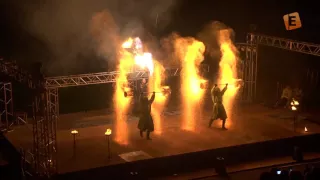 Огненное шоу МИФФ-2015 в Солигорске