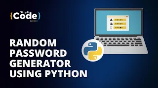 Random Password Generator Using Python | How To Create Password Generator | #Shorts | SimpliCode