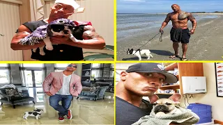 THE ROCK Who Love Dogs In Real Life | WWE Supperstars
