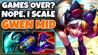Losing by 7500 Gold by 17 min? Don't worry. I'm Gwen. I scale. | 13.15 - League of Legends