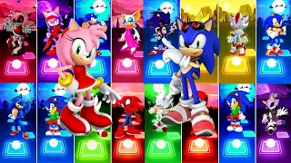 Amy Rose 💕 Sonic Team Battles Match | Sonic Team Knuckles - Tails - Shadow - Rouge - Blaze