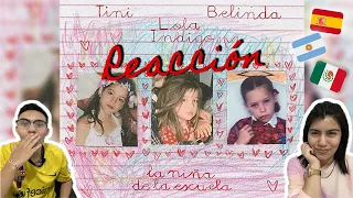 MEXICANOS REACCIONAN 🇦🇷🇪🇸🇲🇽II Lola Indigo, TINI, Belinda - Niña de la Escuela💘