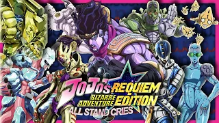 Every Stand Cries in JoJo's Bizarre Adventure (STONE OCEAN INCLUDED)