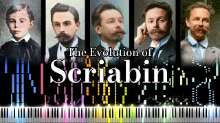 The Evolution of Scriabin's Music (From 11 to 42 Years Old)