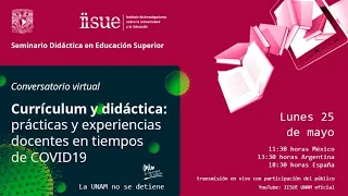 Currículum y didáctica: práctica y experiencias docentes en tiempos de COVID