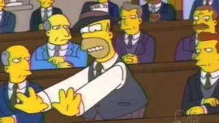 Mel Gibson in "Mr. Smith Goes To Washington" (Simpsons)