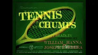 Tom and Jerry Tennis Champ (1949) Recreated Intro and Outro Titles Turner Print