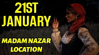 *21ST JANUARY* MADAM NAZAR LOCATION RED DEAD ONLINE WHERE IS THE COLLECTOR? RED DEAD REDEMPTION 2