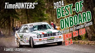 BEST-OF Onboard - Premier Rallye en BMW M3 e30 Gr.A - Franche Comté 2024 - P.SANTOS / B.CAPELLI